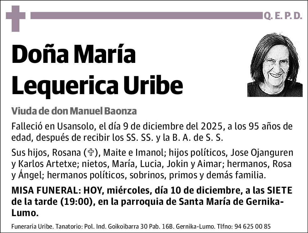 María Lequerica Uribe