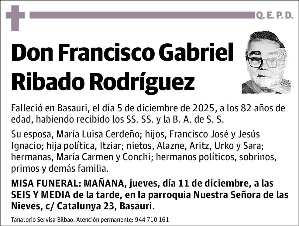 Francisco Gabriel Ribado Rodríguez