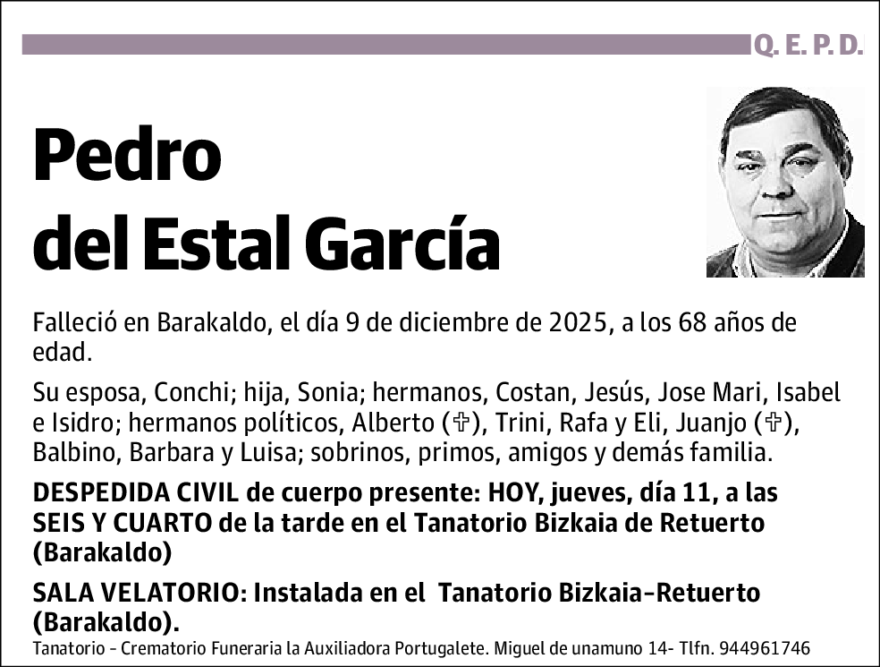 Pedro Del Estal García