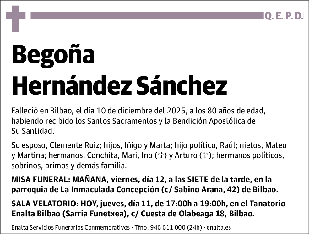 Begoña Hernández Sánchez