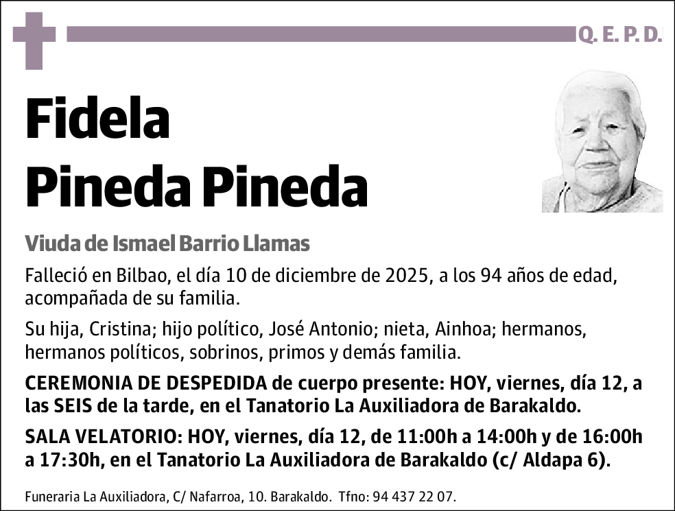 Fidela Pineda Pineda