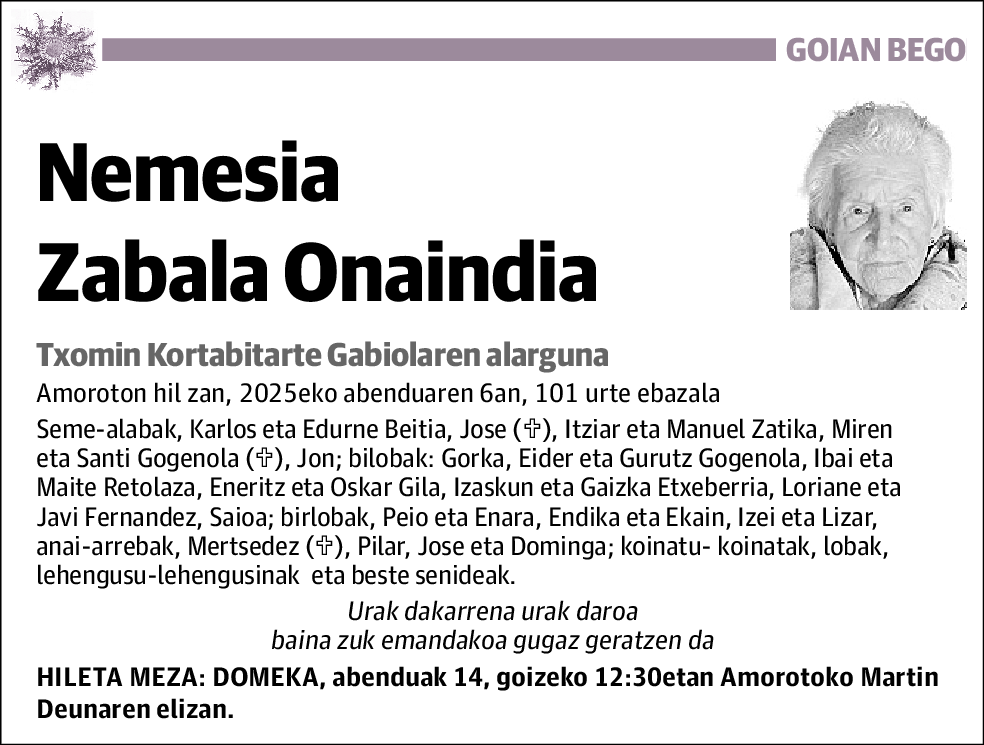 Nemesia Zabala Onaindia