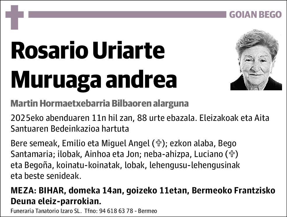 Rosario Uriarte Muruaga