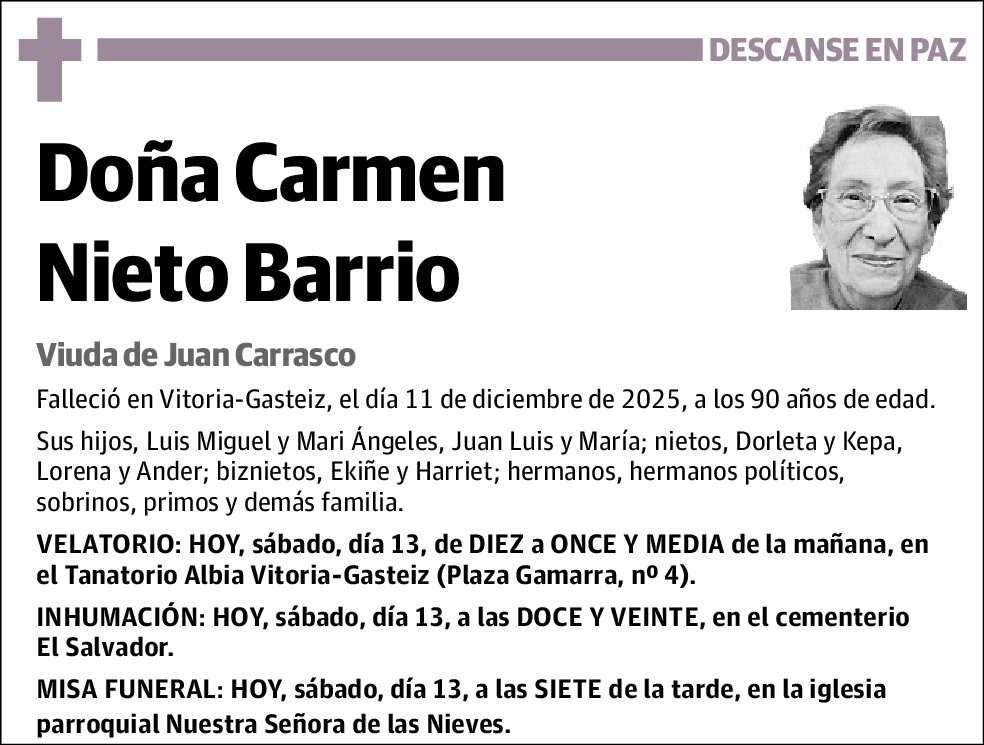 Carmen Nieto Barrio