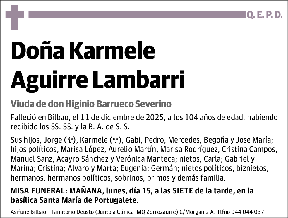 Karmele Aguirre Lambarri
