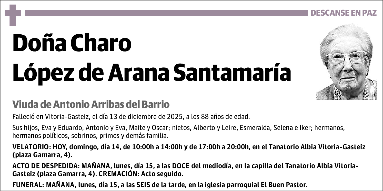 Charo López de Arana Santa María