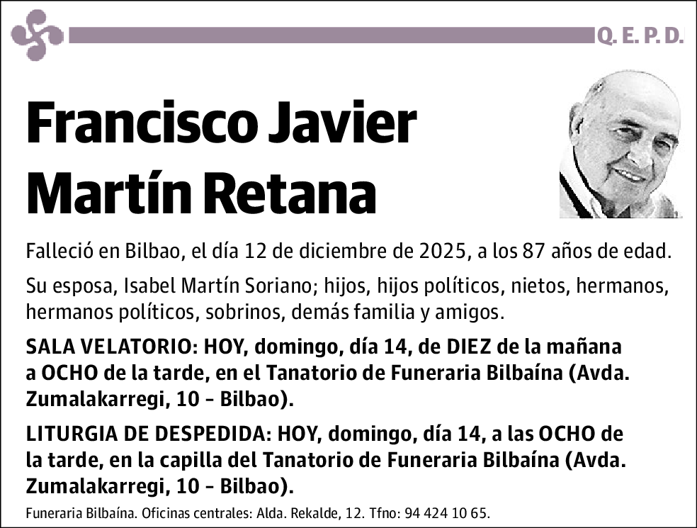 Francisco Javier Martín Retana