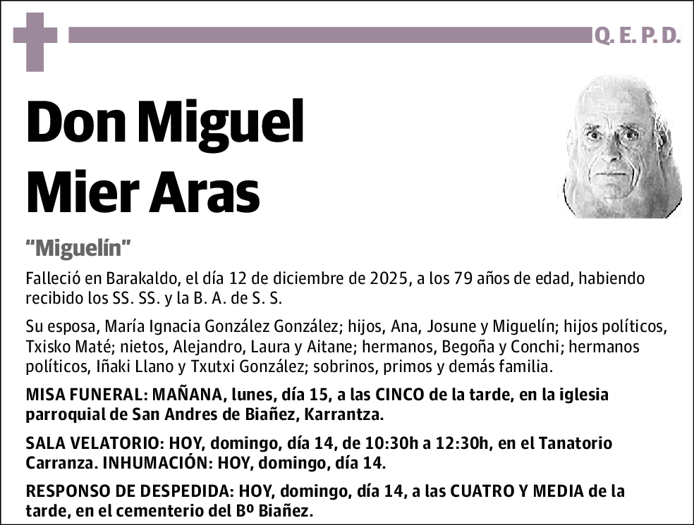 Miguel Mier Aras