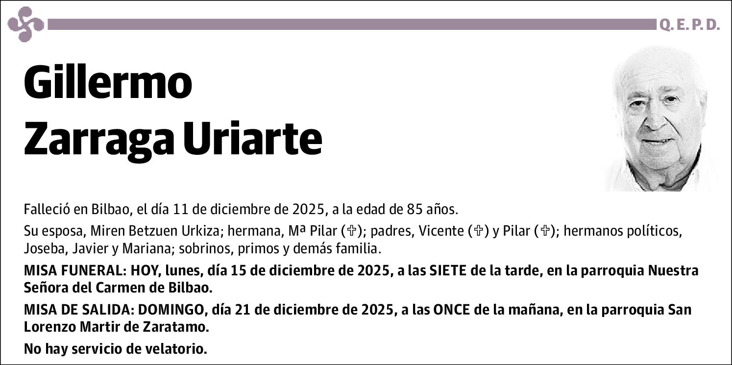 Gillermo Zarraga Uriarte