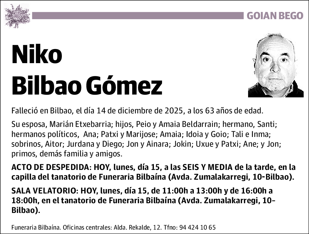 Niko Bilbao Gómez