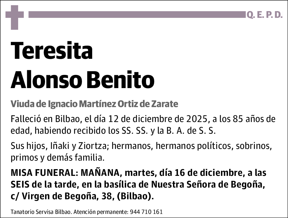 Teresita Alonso Benito