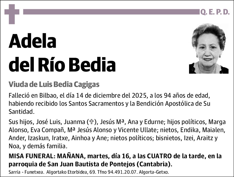 Adela del Río Bedia