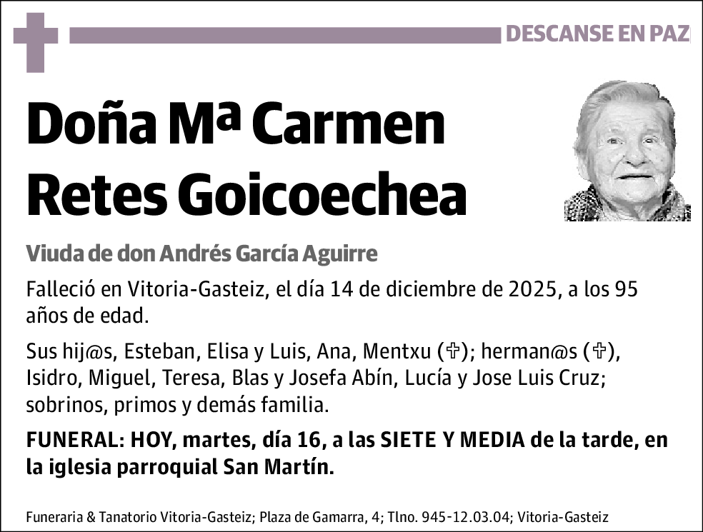 Mª Carmen Retes Goicoechea