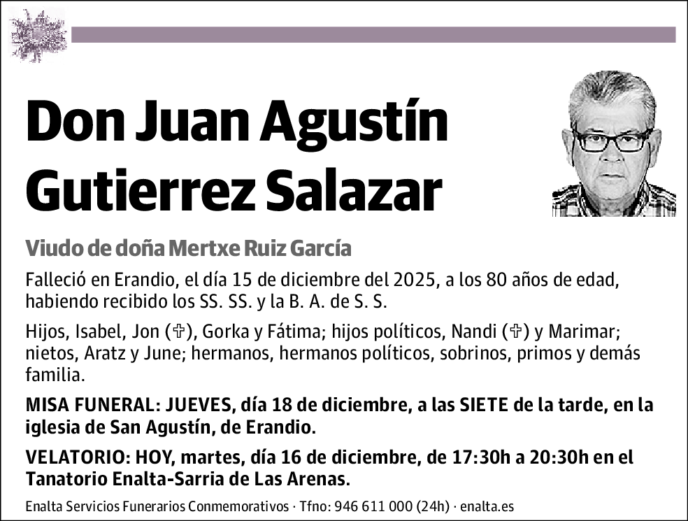 Juan Agustín Gutiérrez Salazar