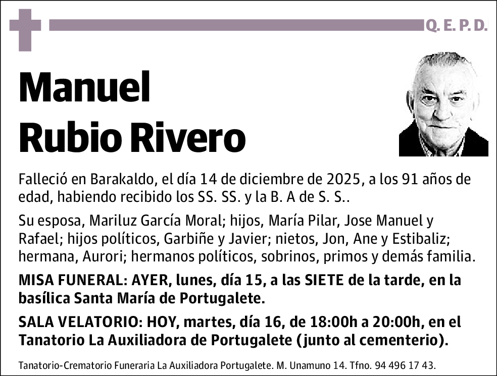 Manuel Rubio Rivero