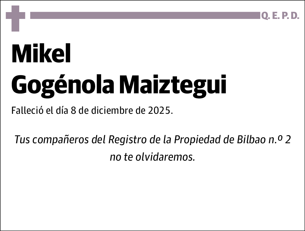 Mikel Gogenola Maiztegui