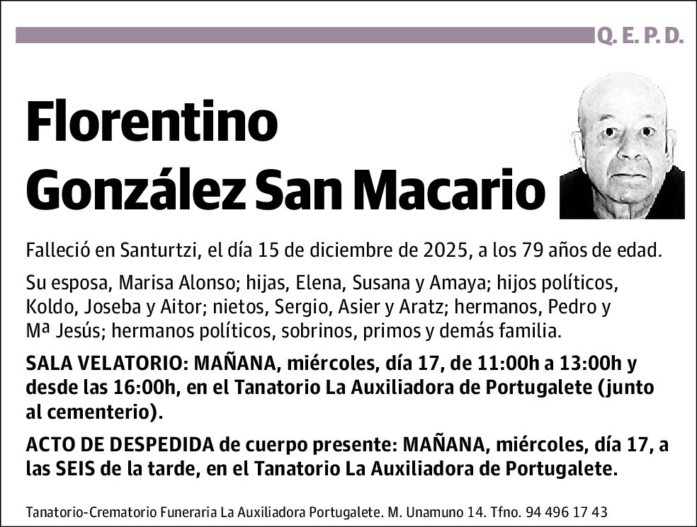 Florentino González San Macario