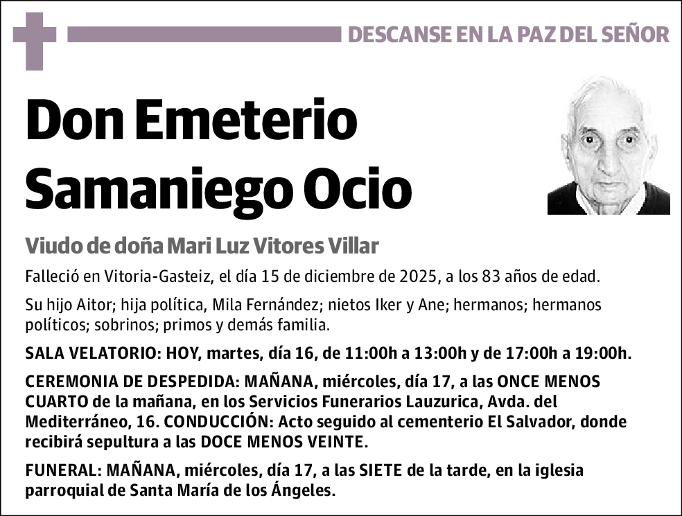 Emeterio Samaniego Ocio