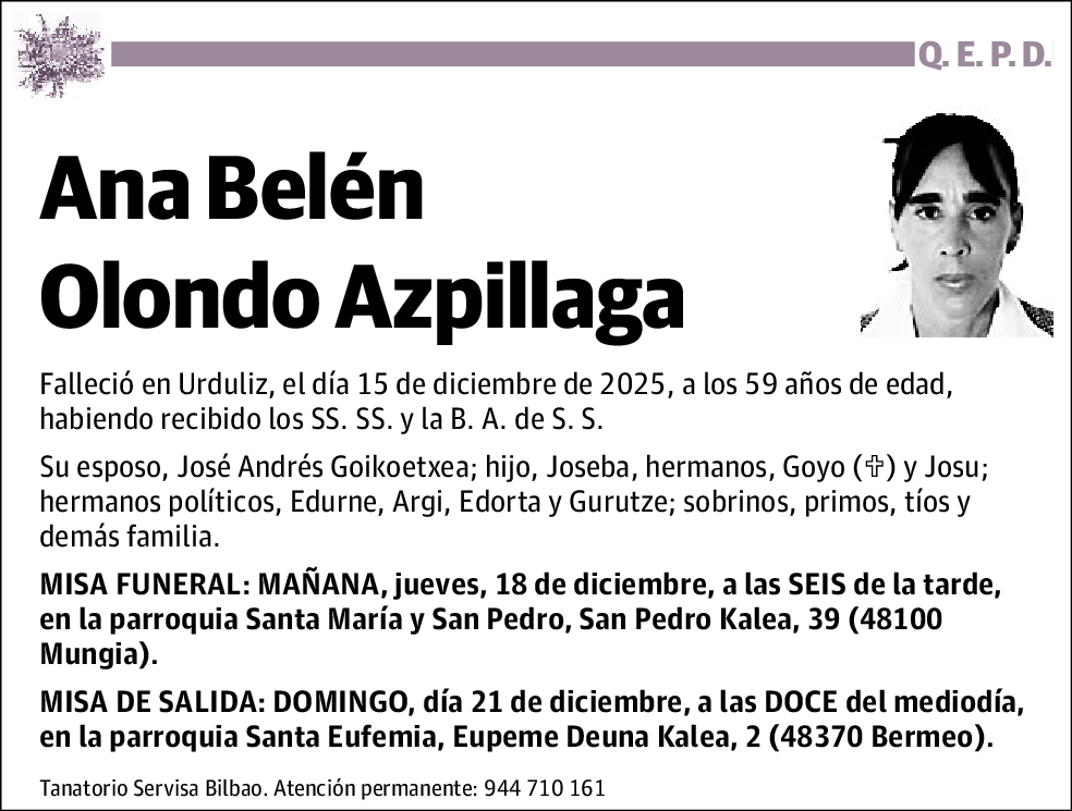 Ana Belén Olondo Azpillaga
