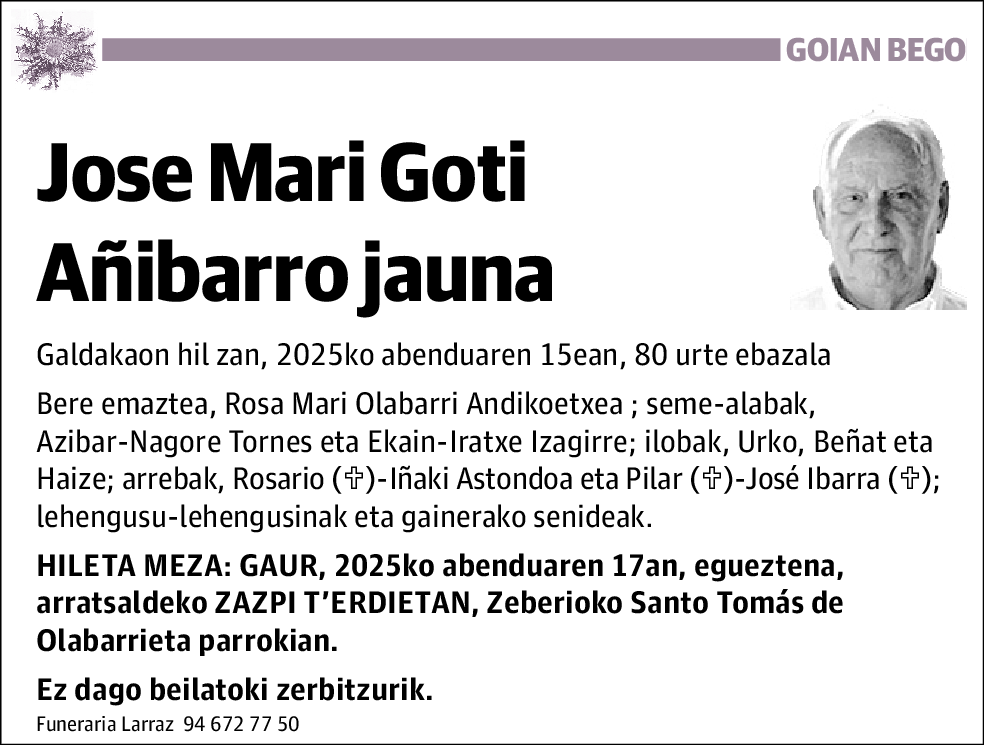 Jose Mari Goti Añibarro
