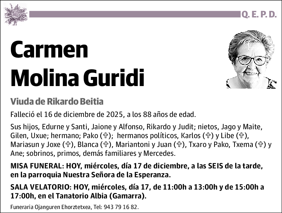 Carmen Molina Guridi