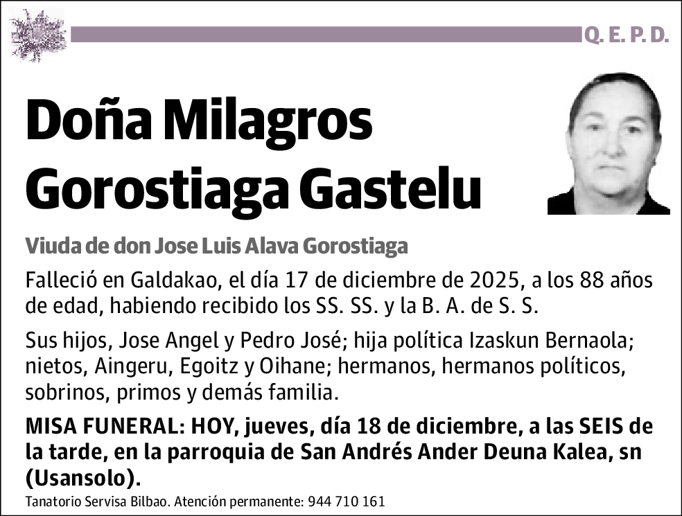 Milagros Gorostiaga Gastelu