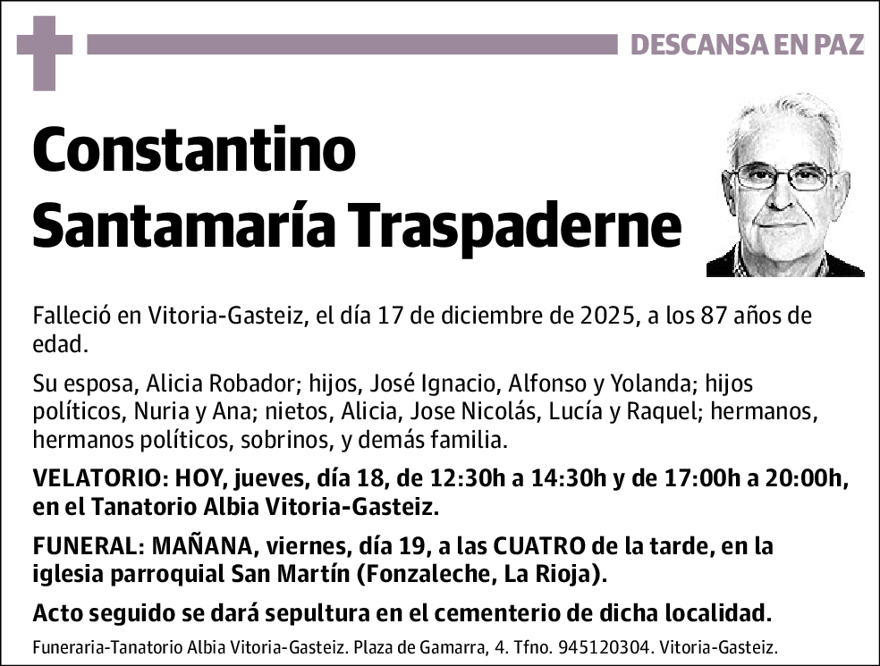 Constantino Santamaría Traspaderne