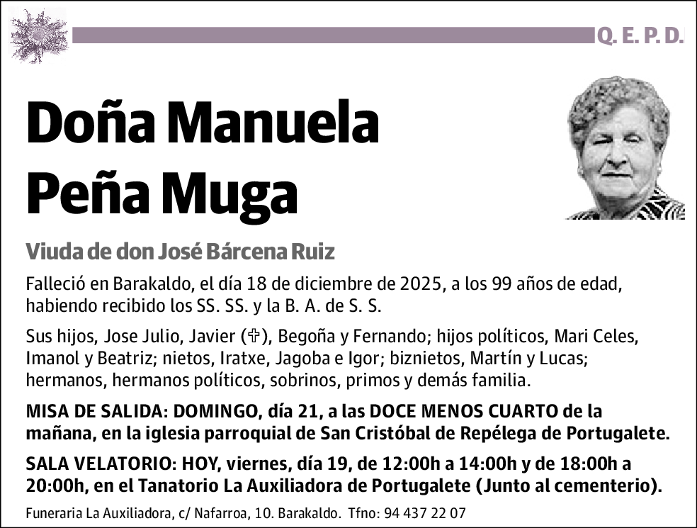 Manuela Peña Muga