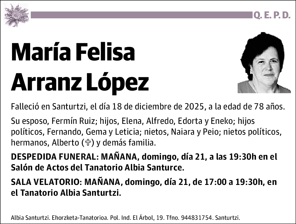 María Felisa Arranz López