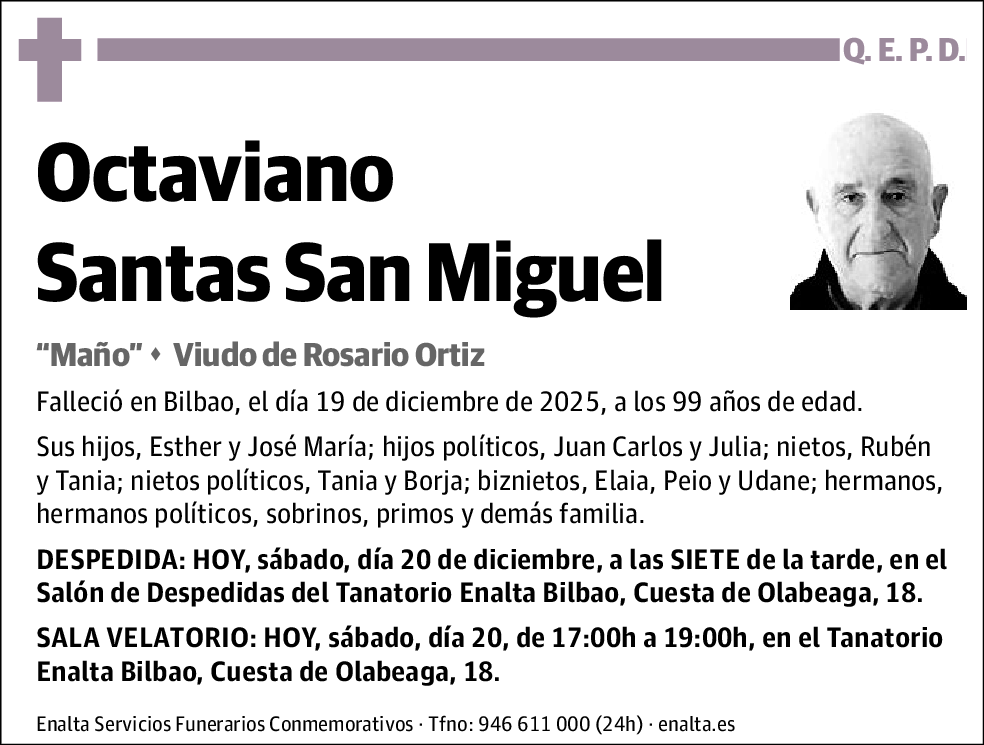 Octaviano Santas San Miguel