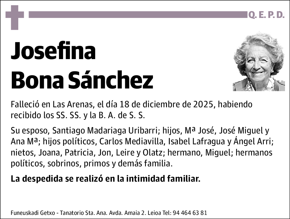 Josefina Bona Sánchez