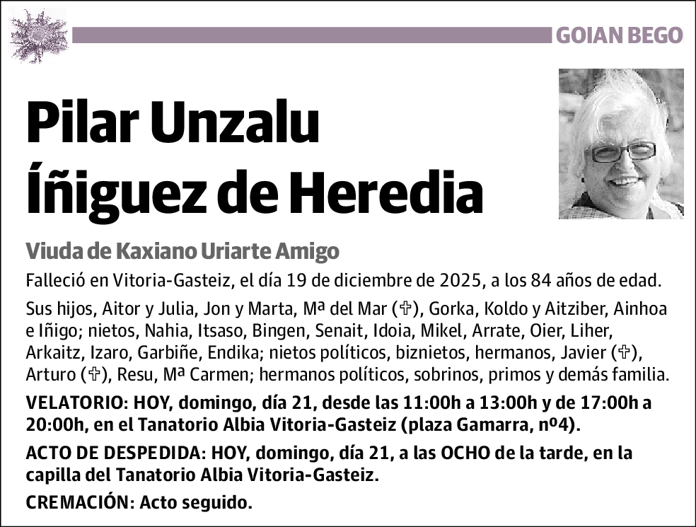 Pilar Unzalu Íñiguez de Heredia