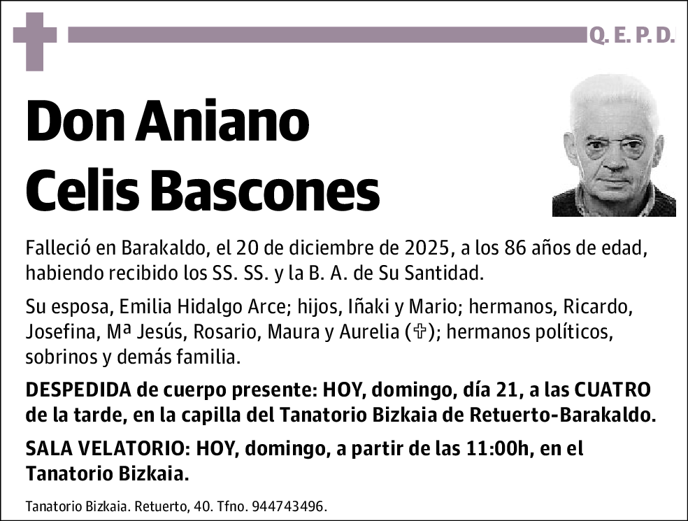 Aniano Celis Bascones