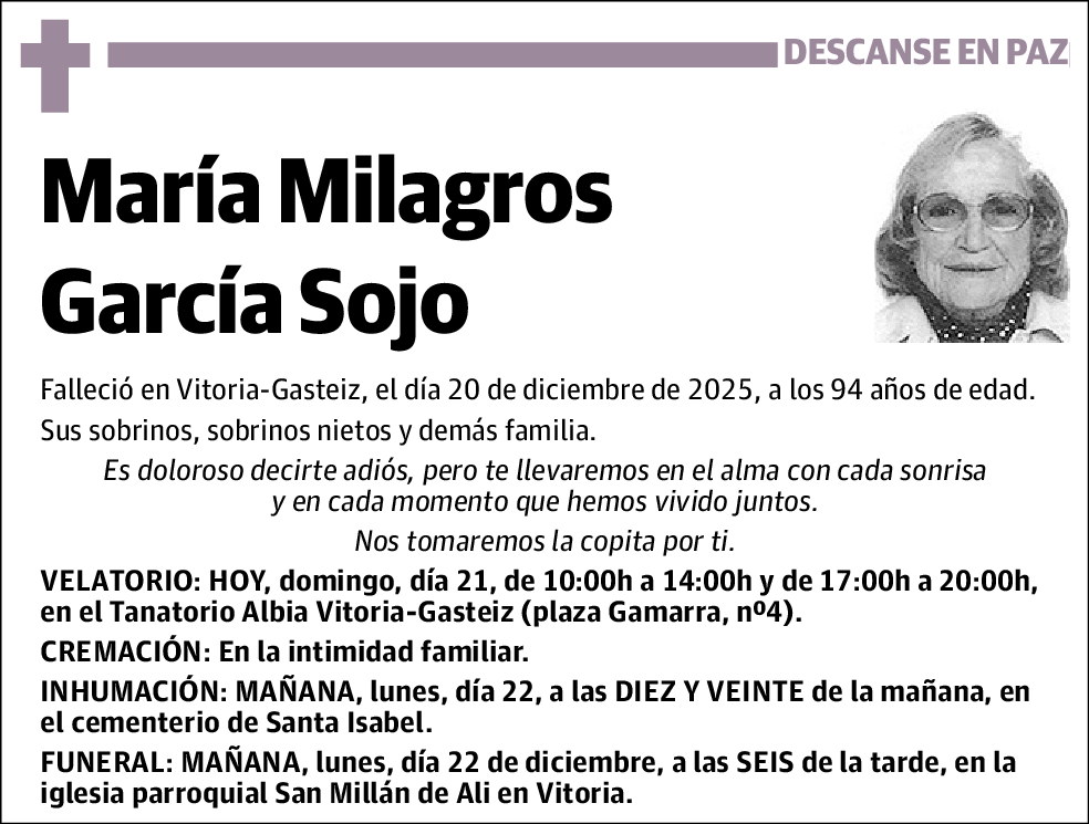 María Milagros García Sojo