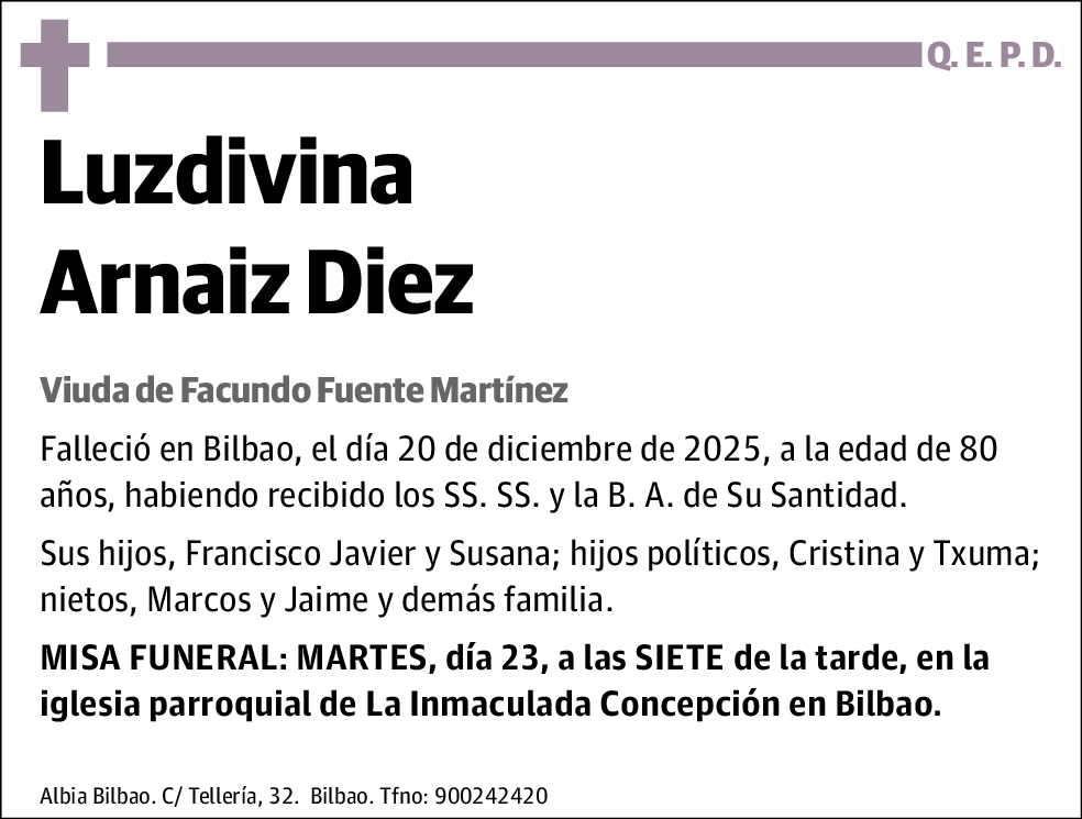 Luzdivina Arnaiz Diez