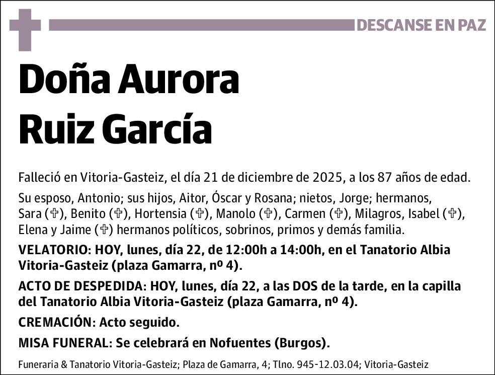 Aurora Ruiz García
