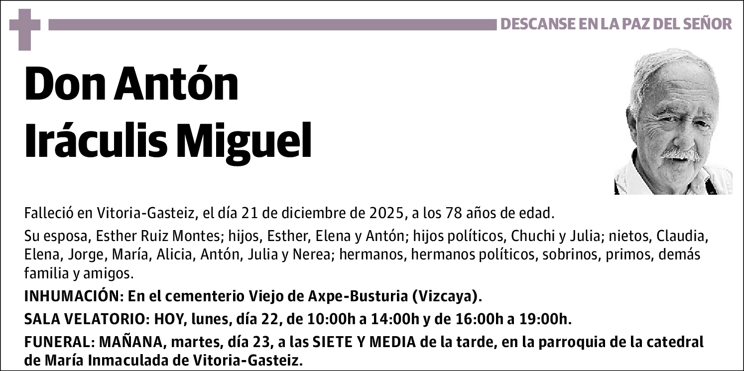 Antón Iráculis Miguel