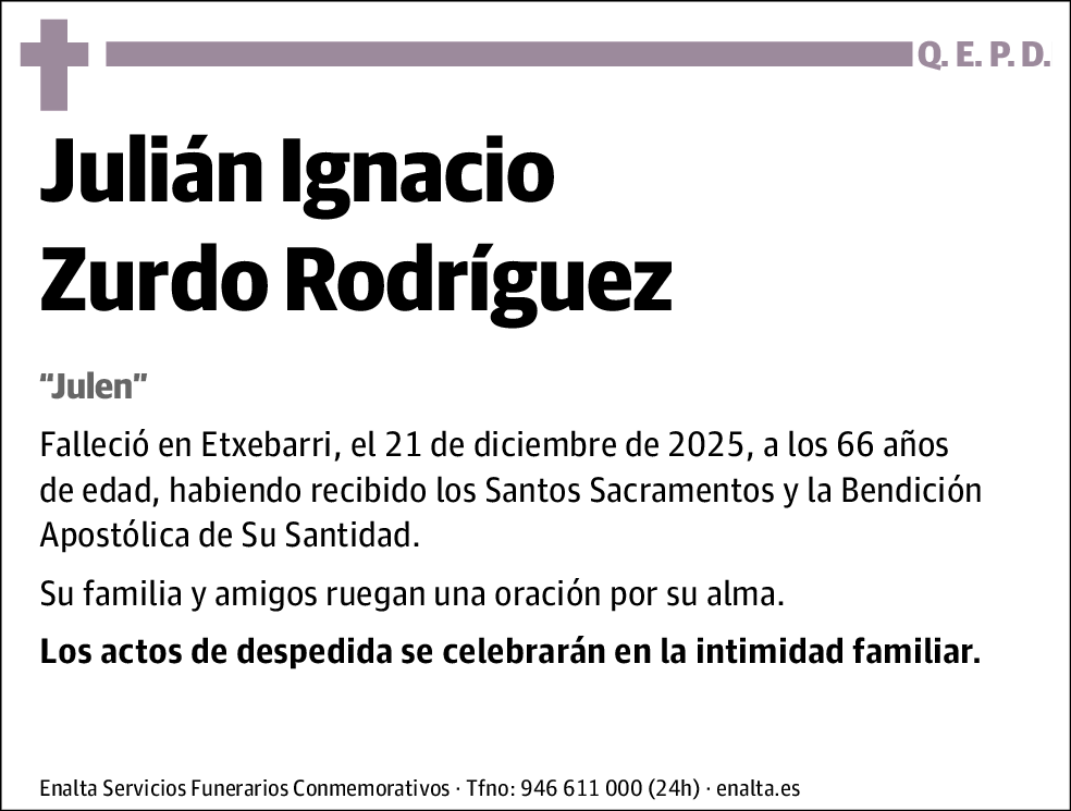 Julián Ignacio Zurdo Rodríguez