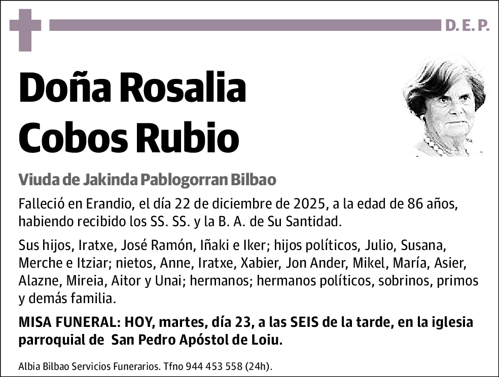 Rosalía Cobos Rubio