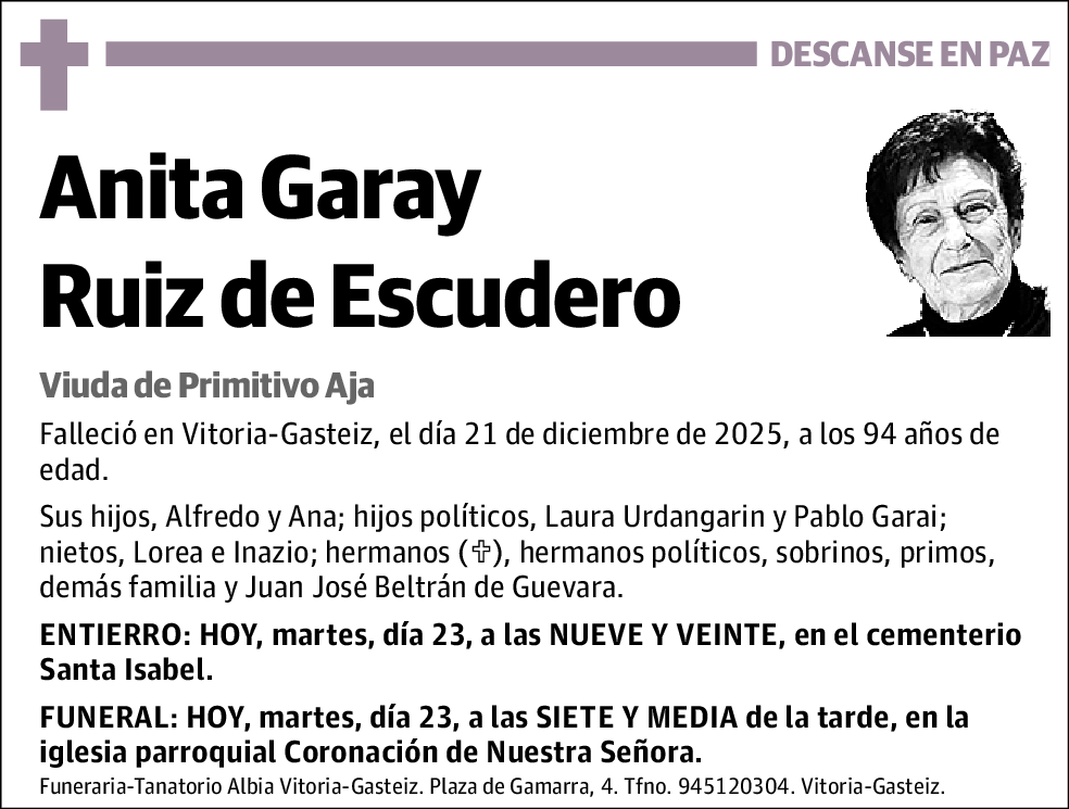 Anita Garay Ruiz de Escudero