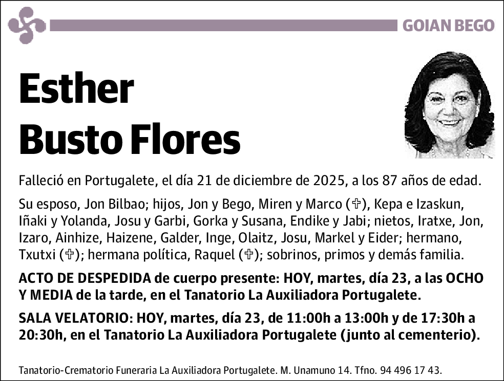 Esther Busto Flores