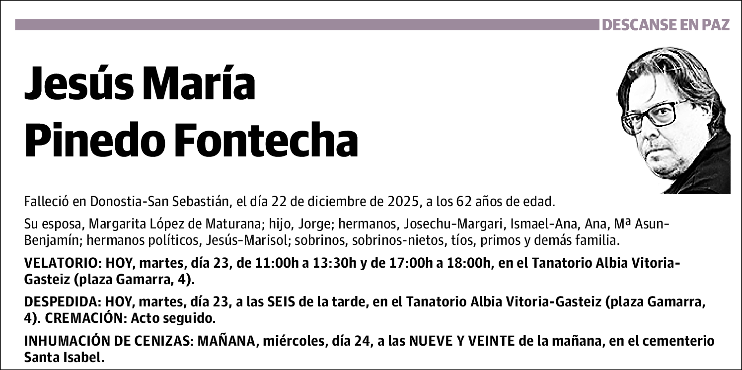 Jesús María Pinedo Fontecha