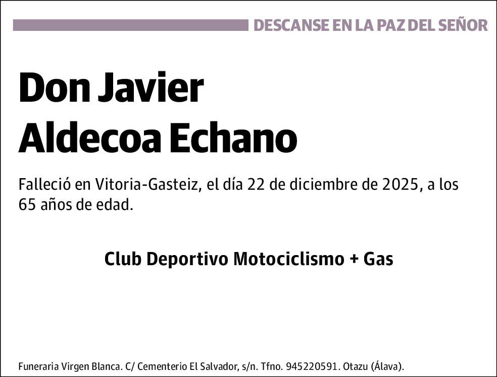 Javier Aldecoa Echano