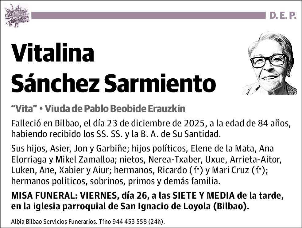 Vitalina Sánchez Sarmiento