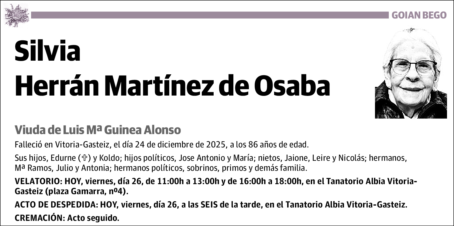 Silvia Herrán Martínez De Osaba
