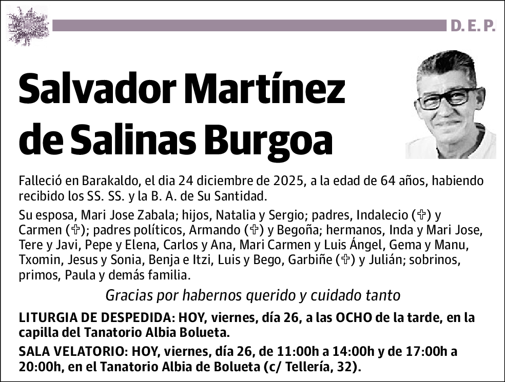 Salvador Martínez De Salinas Burgoa