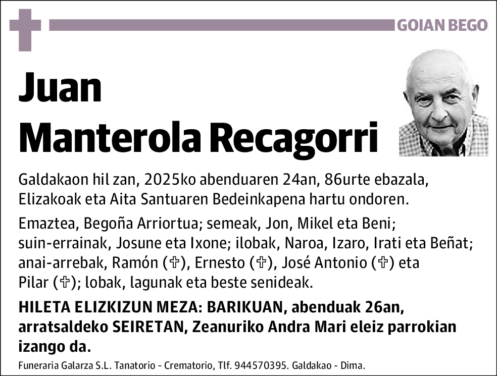 Juan Manterola Recagorri