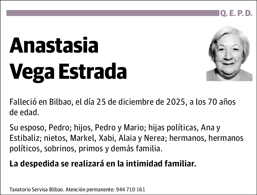 Anastasia Vega Estrada