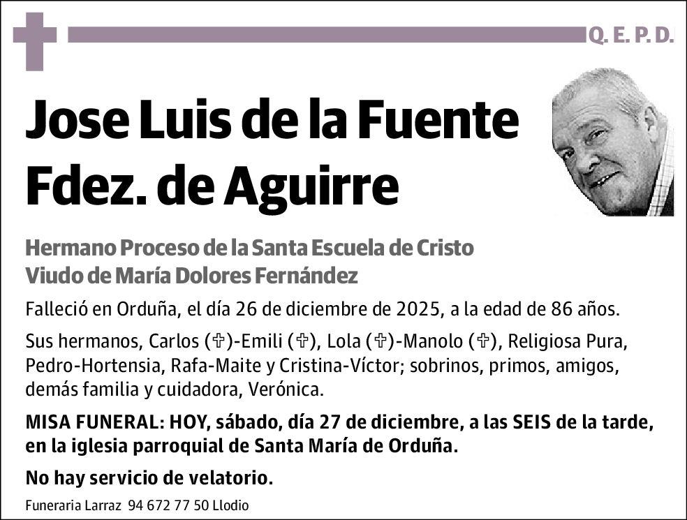 Jose Luis de la Fuente Fdez. de Aguirre