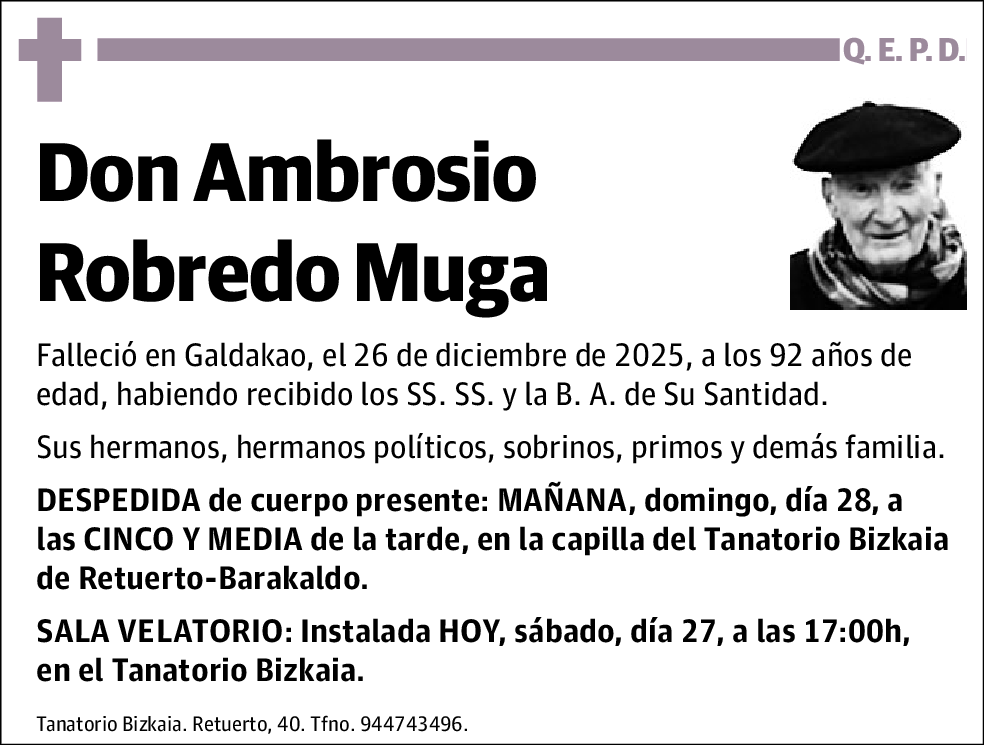 Ambrosio Robredo Muga